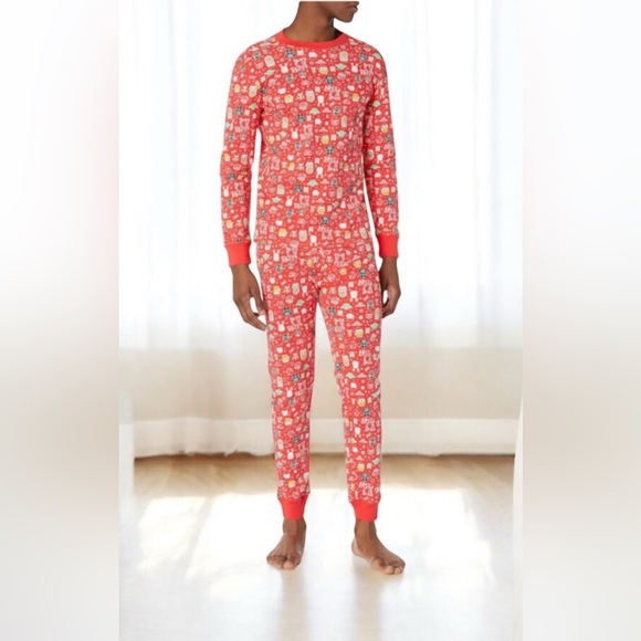 Star Wars Holiday Snug Fit Pajama Set Unisex Amazon Essentials Medium 2pc Set - Picture 1 of 15